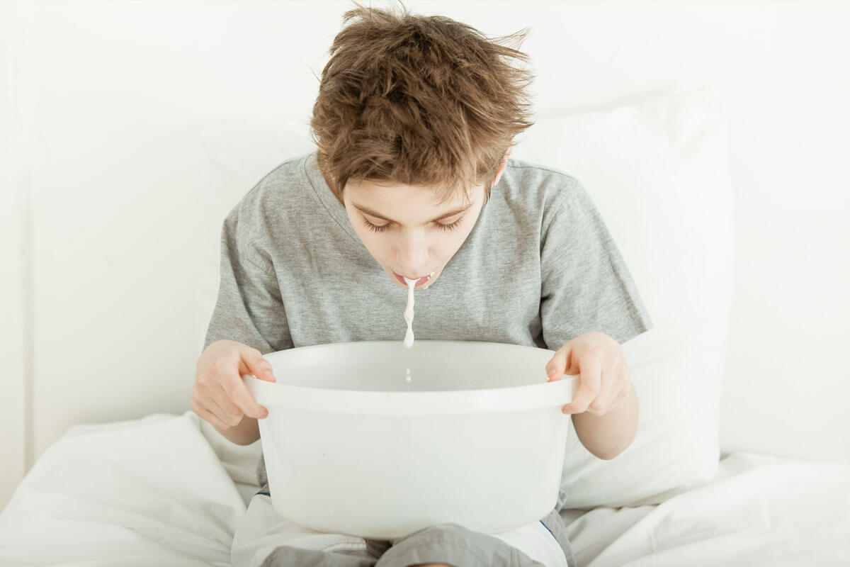 Wenn Kinder brechen müssen